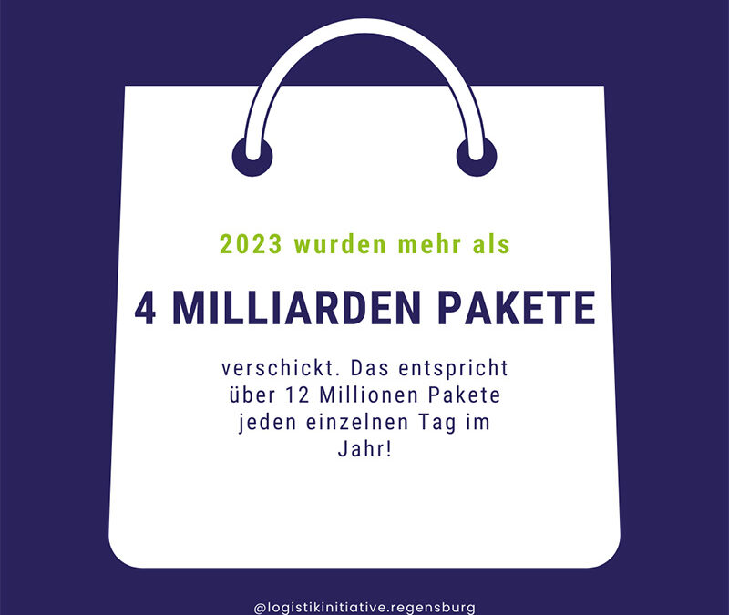 Logistikfakten – mehr als 4 Mrd. Pakte 2023